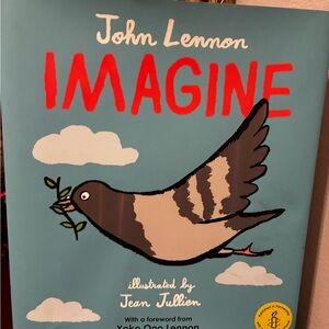 NWT John Lennon 'Imagine' Illustrated Book of Peace